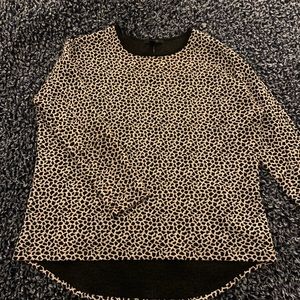 Black and white pattern shirt